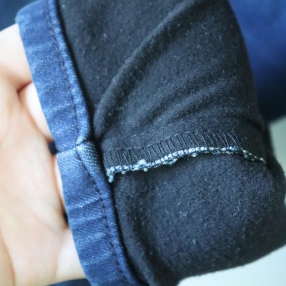 ES Denim dark wash high waisted super skinny perfect leg shape THICK jeans - Picture 3 of 4